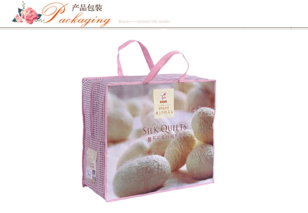 富安娜馨而乐纯棉提花被面纯柞蚕丝填充被芯馨妍蚕丝二合一被