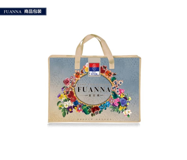 富安娜家纺 床上用品婚庆纯棉提花大红套件 永恒【清仓】