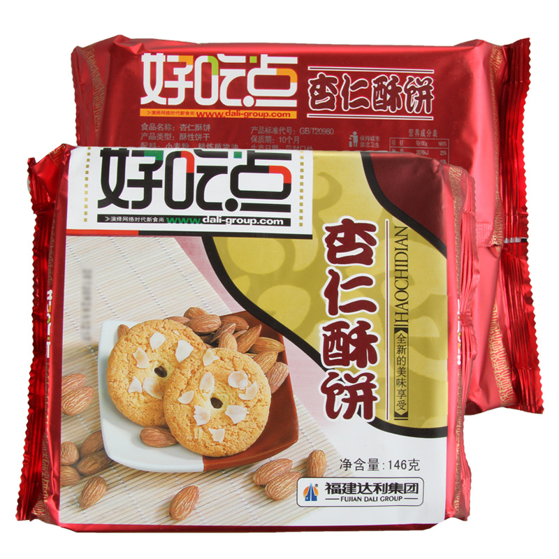 达利园好吃点杏仁酥146g