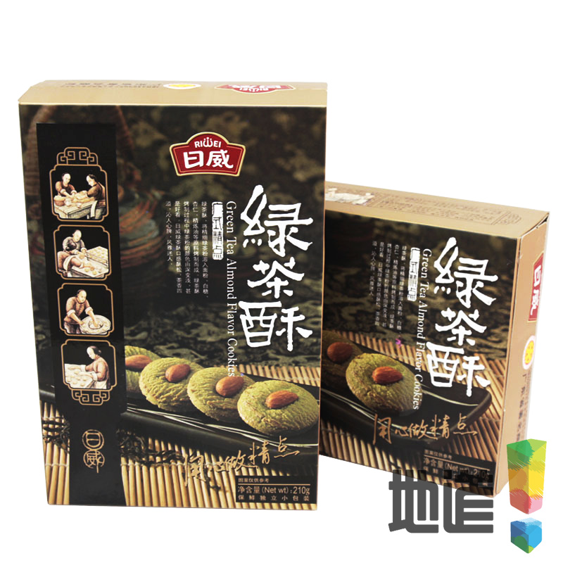 rewell/日威日威杏仁酥（绿茶味）