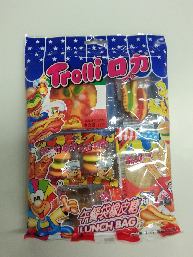 Frolli口力午餐袋橡皮糖水果味凝胶糖果