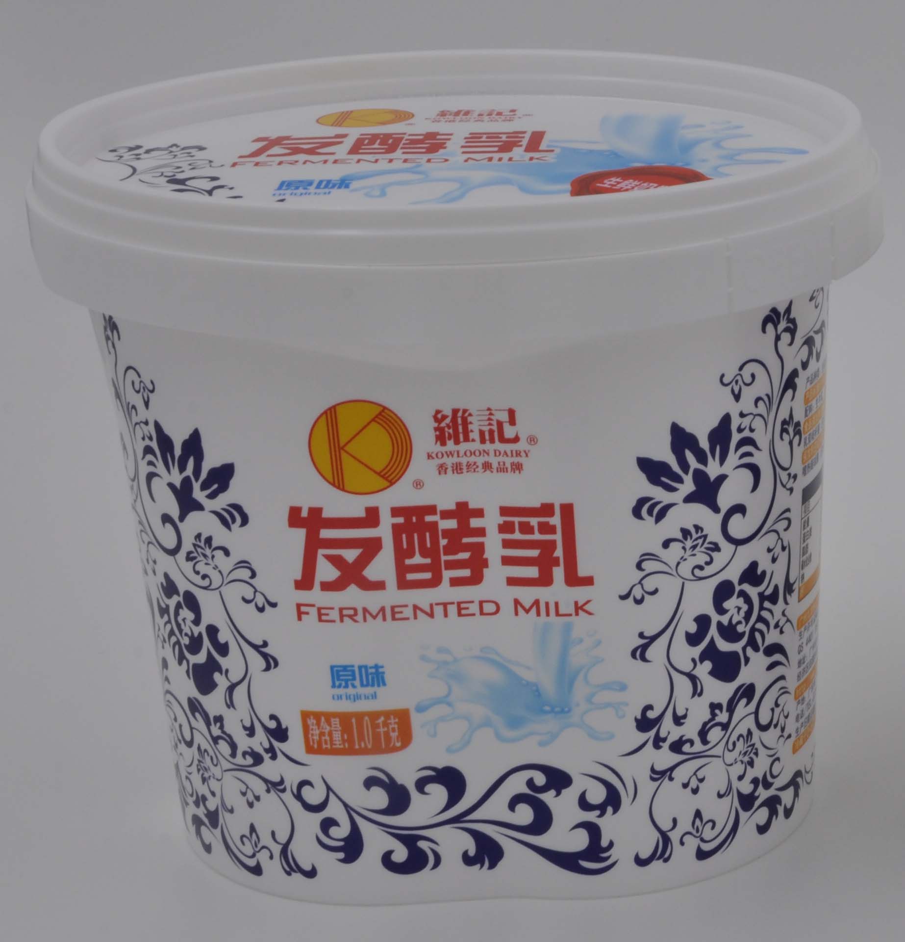 维记罐装原味发酵乳