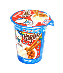 明治欣欣杯牛奶味酱饼干条