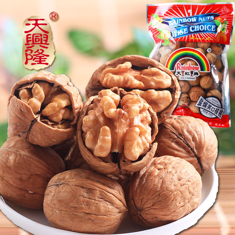 Rainbow/天虹牌天虹笑口盐焗核桃500g