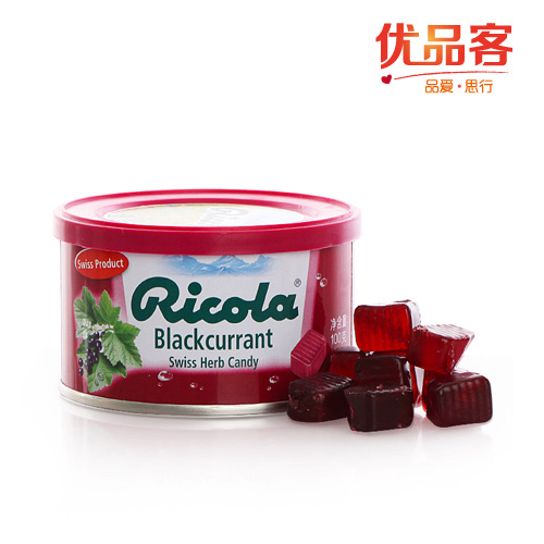 利口乐香草润喉糖-黑加仑子味