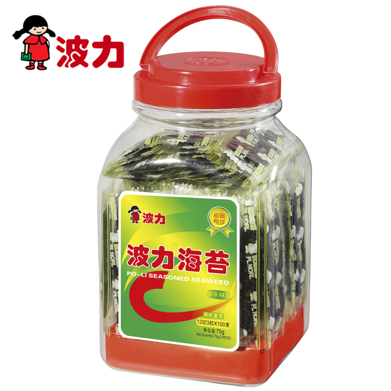 波力海苔罐装原味