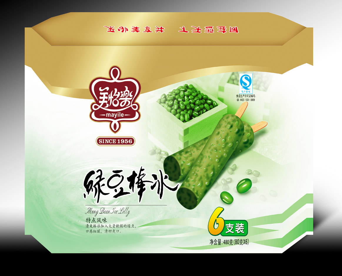 美怡乐绿豆棒冰