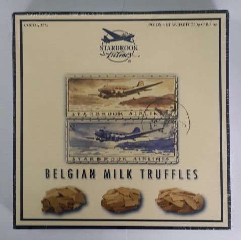 星河航空精选牛奶松茸形巧克力250g