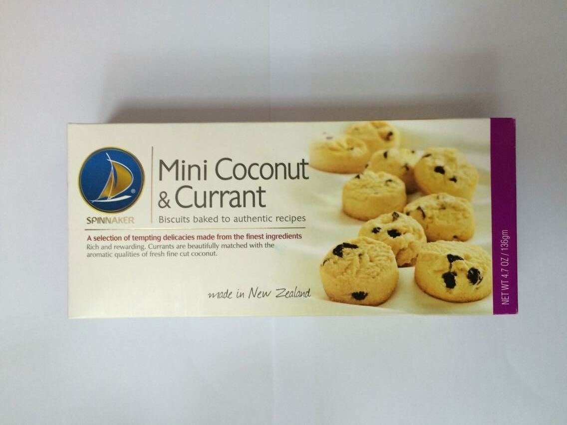 迷你椰丝加仑子曲奇136g