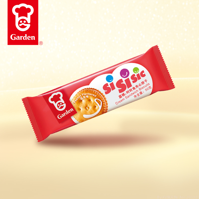嘉顿时时食夹心饼干(花生味)