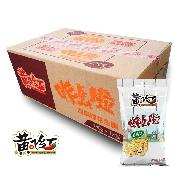 黄飞红咋么啦甜麻辣花生脆188g