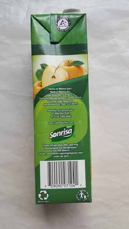 爽瑞莎苹果果汁饮料