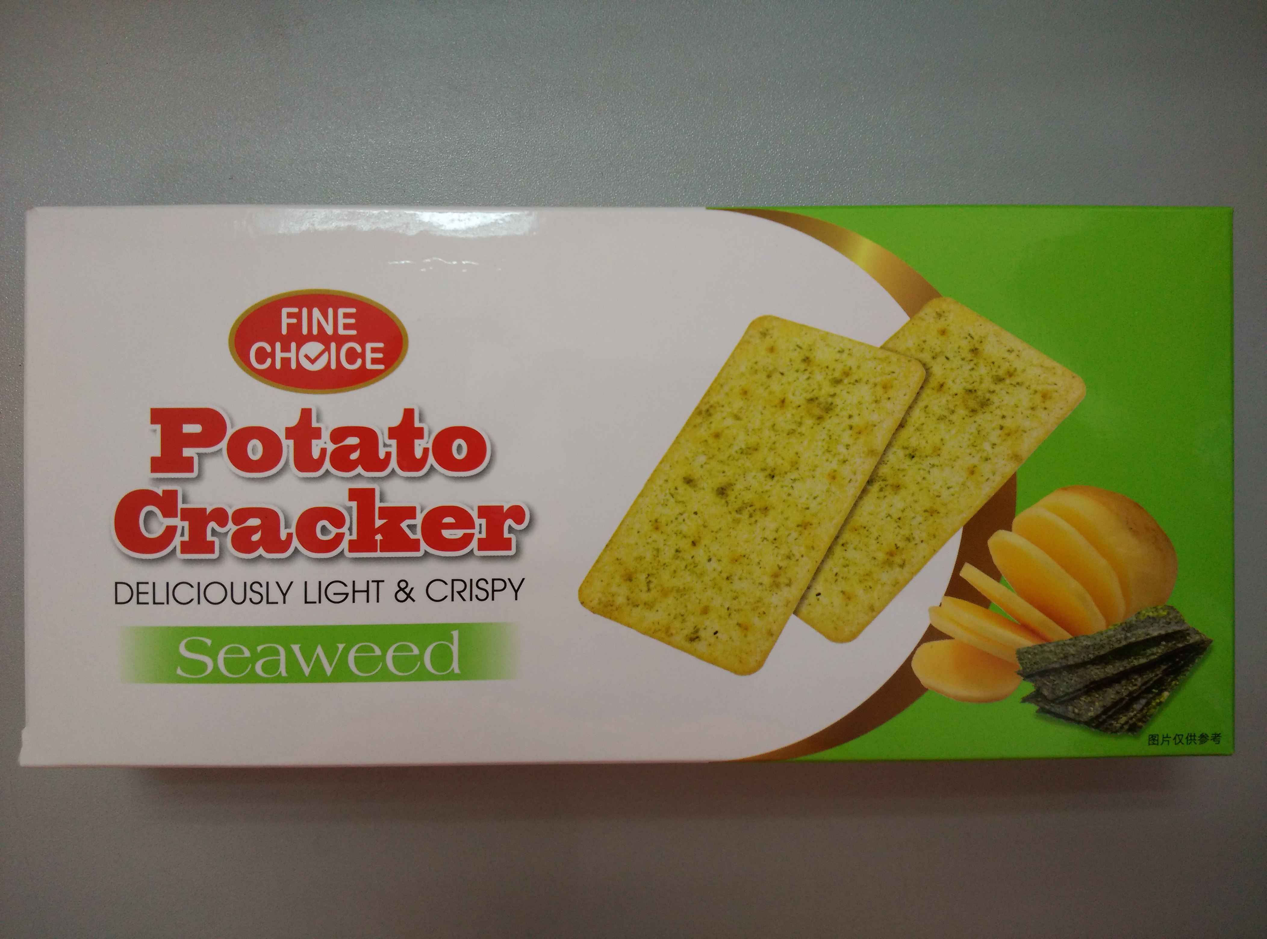 华思美马铃薯薄饼干（海苔味）