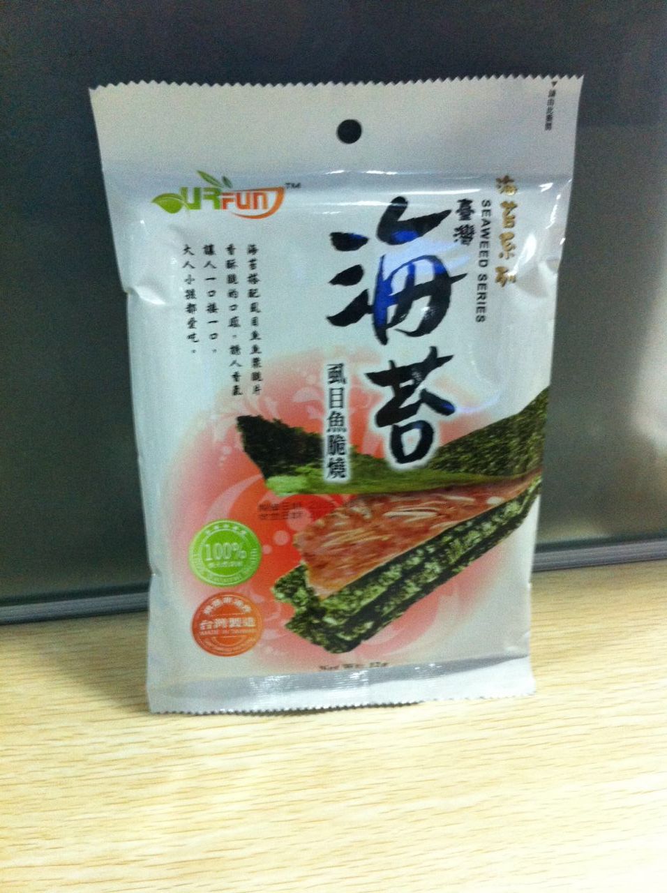 URFUN虱目鱼脆烧海苔脆片