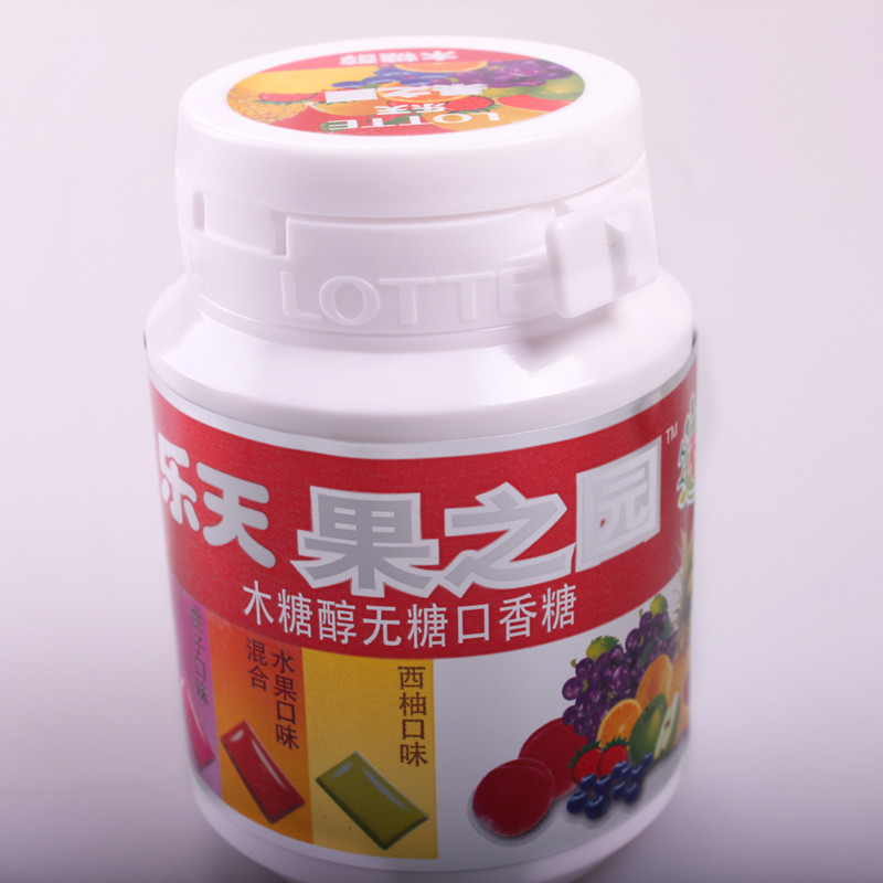 乐天果之园口香糖水果味混合装
