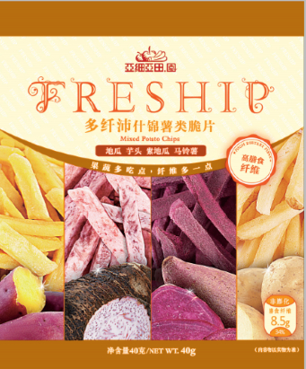 亚细亚田.园多纤沛什锦薯类脆片