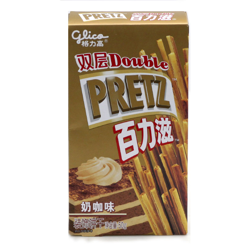 glico/格力高格力高百力滋双层奶咖味50g