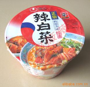 农心辣白菜碗面