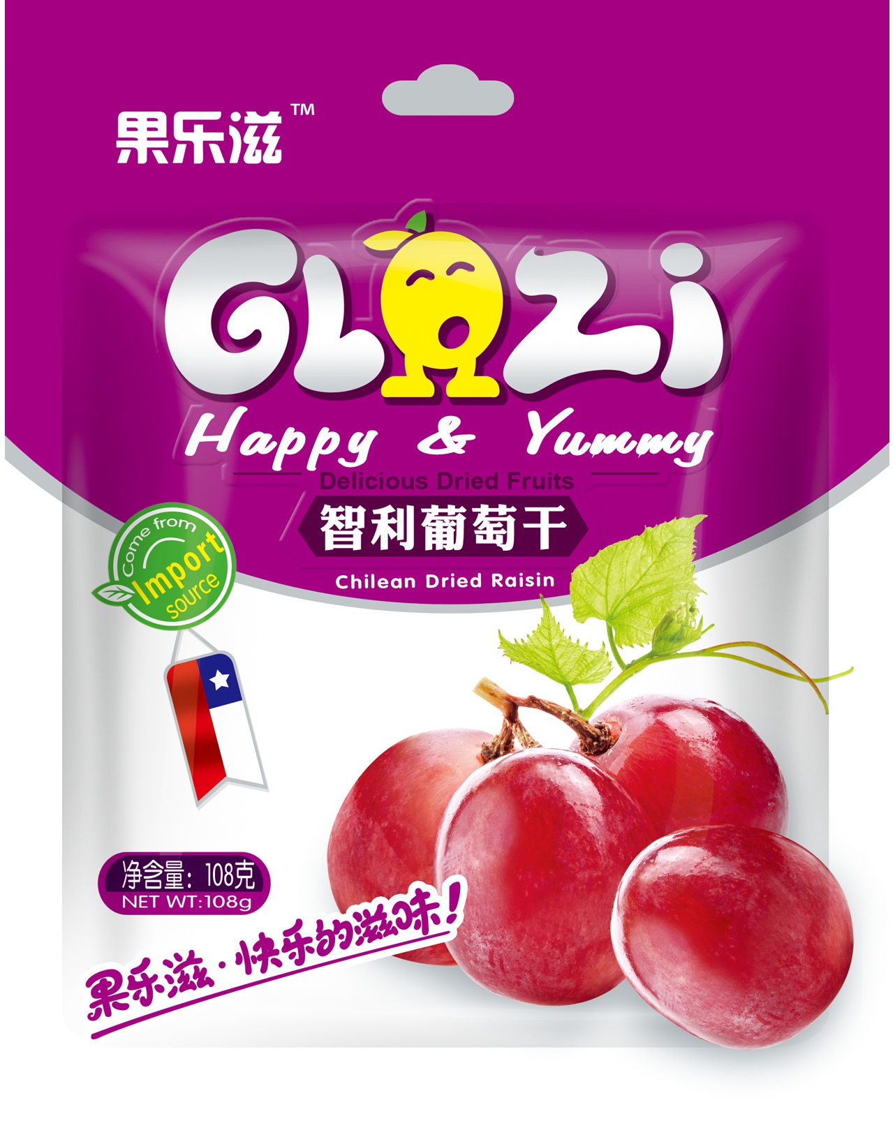 寰洲食品果乐滋智利葡萄干