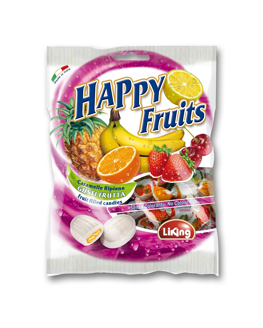 乐亲牌水果味夹心糖