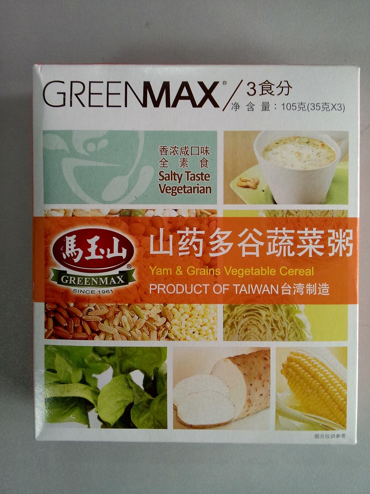 马玉山山药多谷蔬菜粥（即食谷物蔬菜粉）